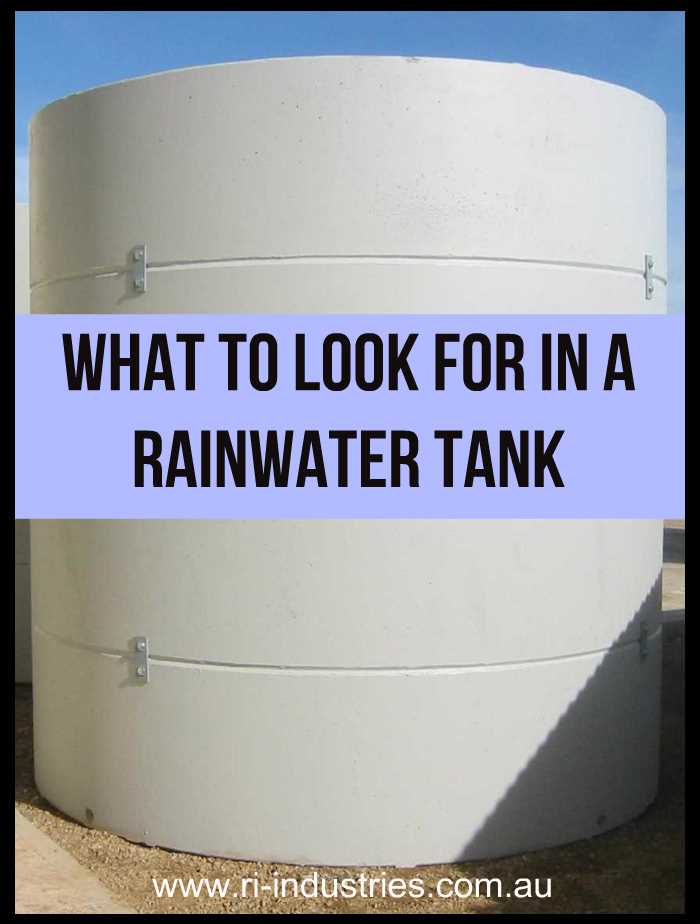 Choosing the Right Rainwater Tank Key Features and Tips