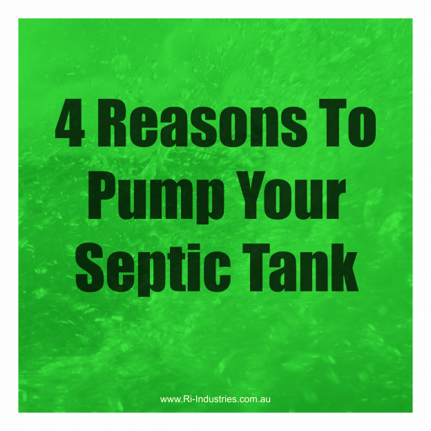 Reasons to Pump Your Septic Tank